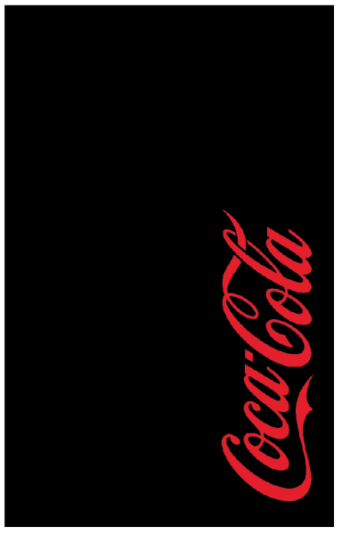 Serviette de plage coca cola