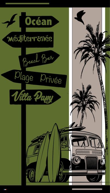 Serviette de plage - Drap de plage